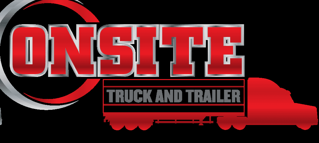 Logo of Onsite Truck & Trailer Repair, depicting a stylized truck and wrench, symbolizing their expertise in mobile diesel mechanic services.